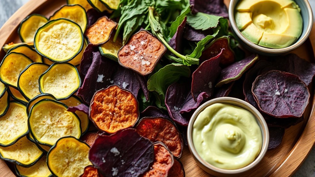 healthy crunchy vegetable chips