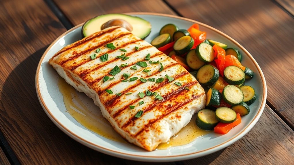 healthy low calorie fish
