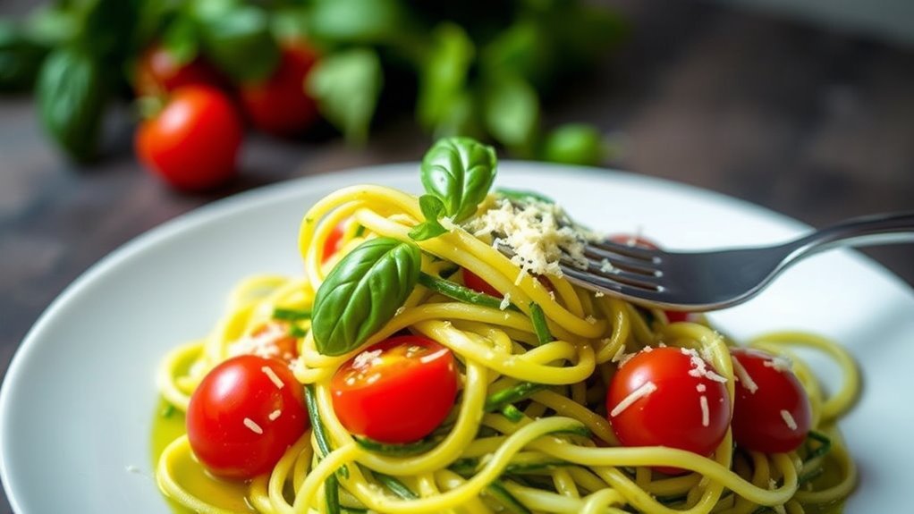 high carb content pasta