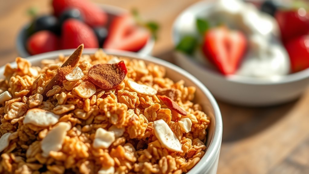 high carb traditional granola