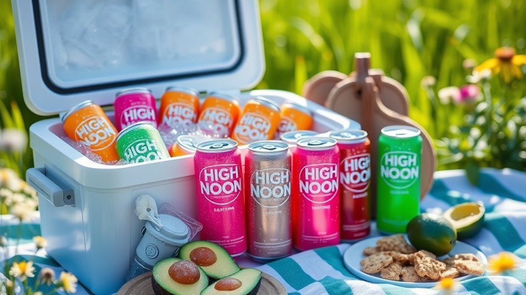 high noon seltzers nutritional analysis