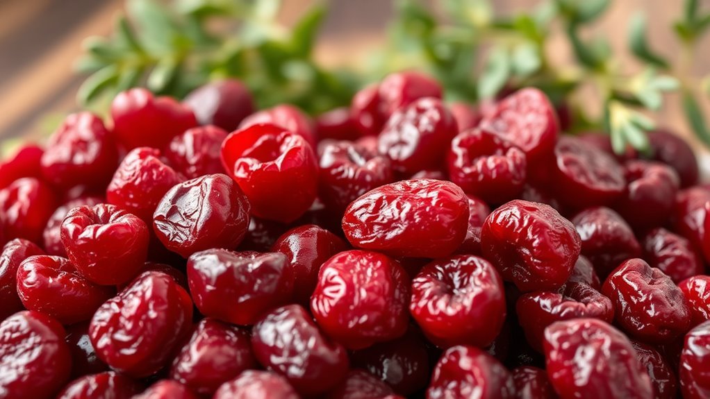 high sugar dried cranberries