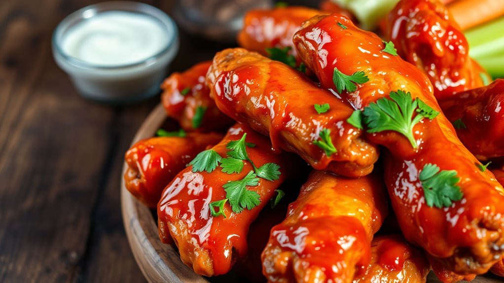 hot wings nutritional breakdown