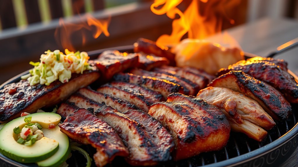 keto bbq meat selection