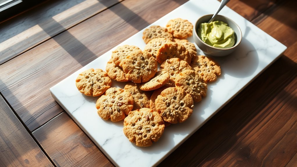 keto crackers low carb snacks