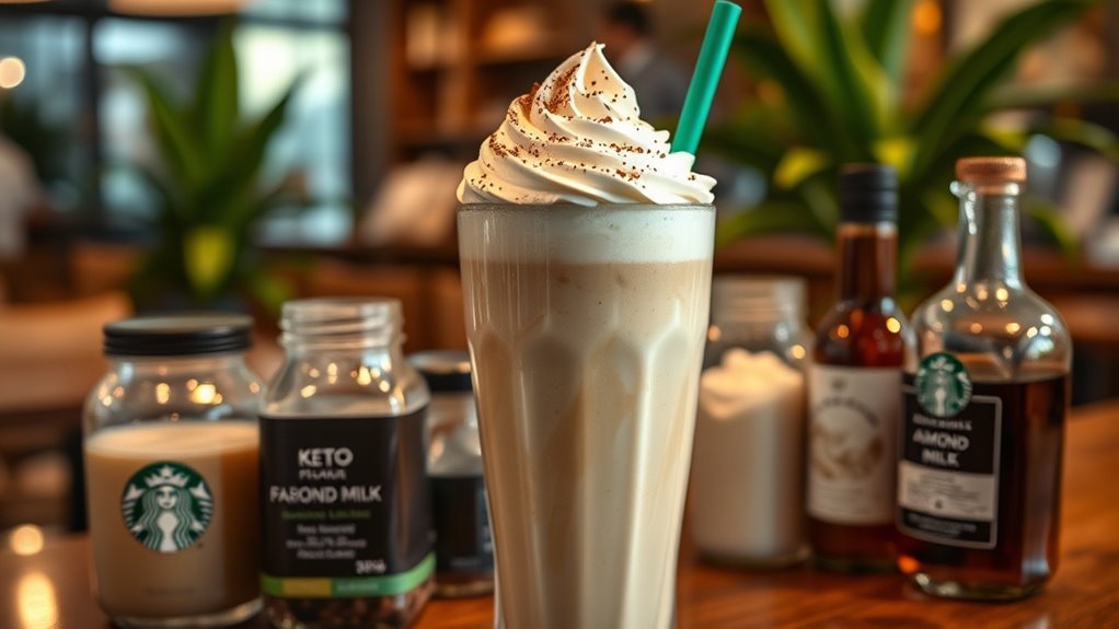 keto frappuccino base options