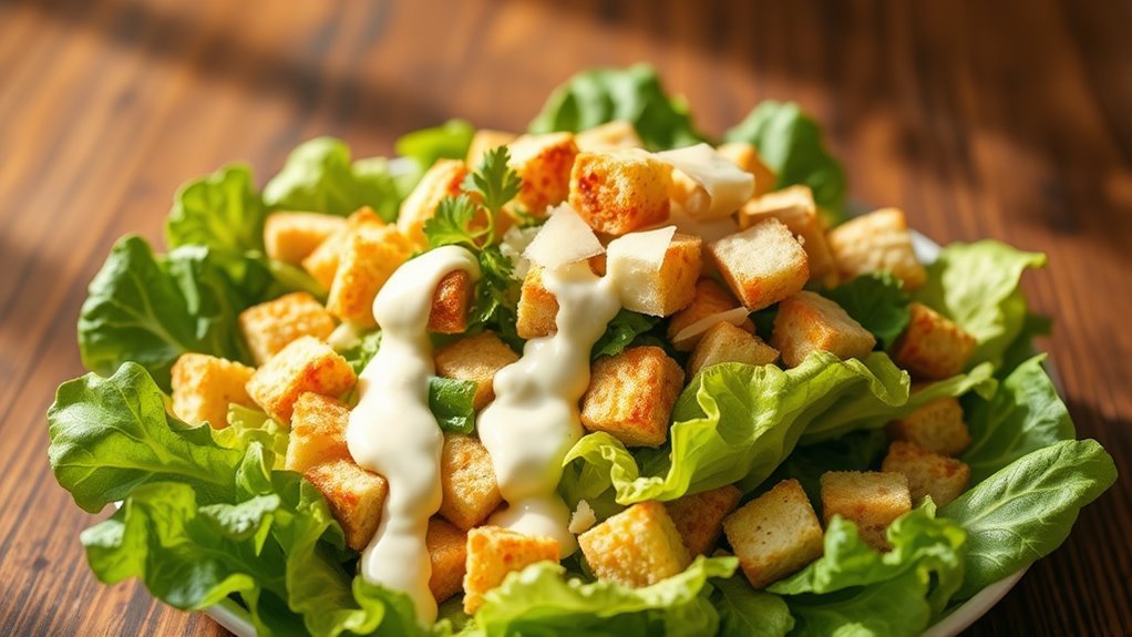 keto friendly caesar salad ingredients