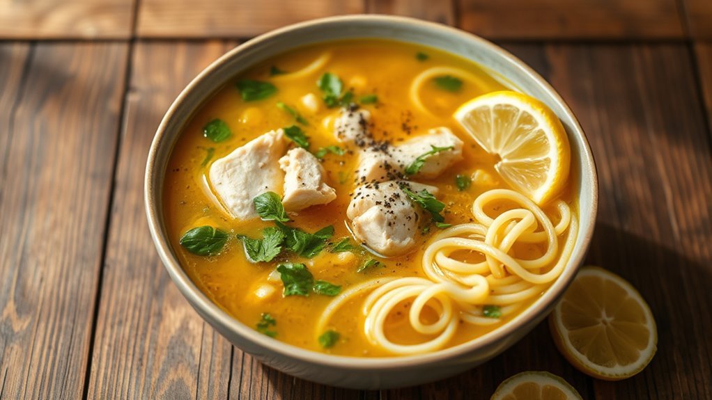keto friendly chicken noodle soup