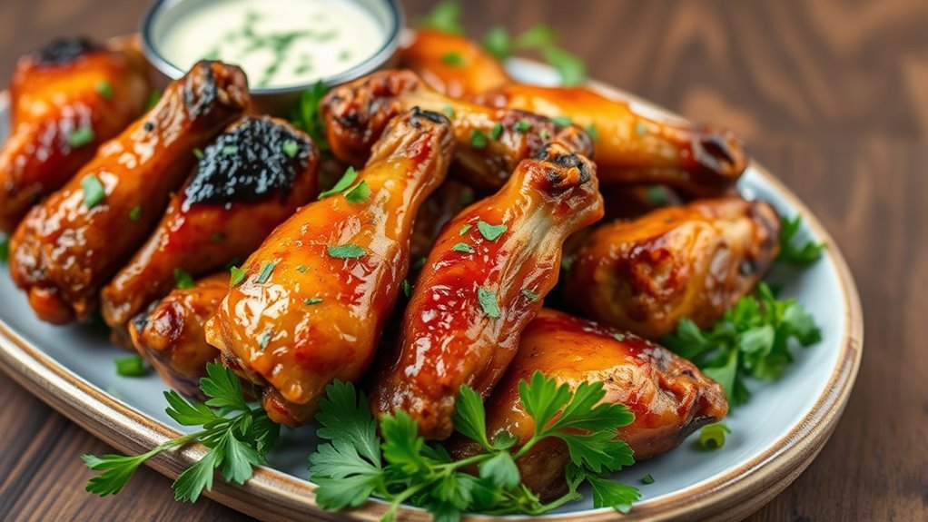 keto friendly chicken wing nutrition