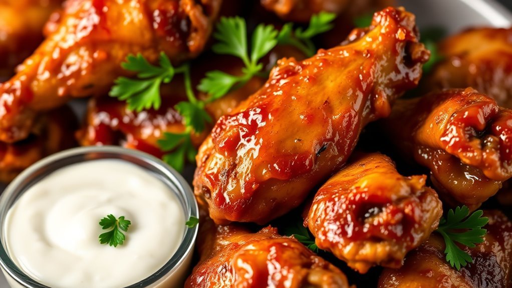 keto friendly chicken wing nutrition