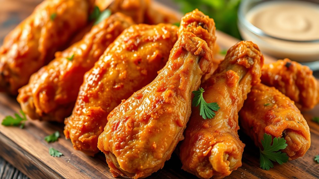 keto friendly fried chicken wings