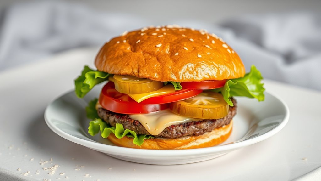 keto friendly protein style burger