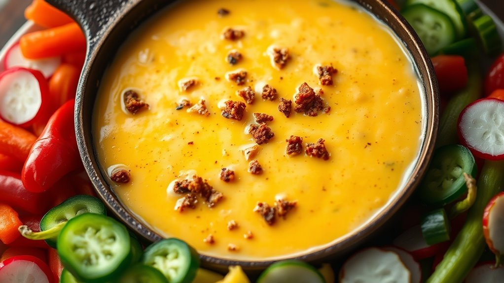keto friendly queso ingredients selection