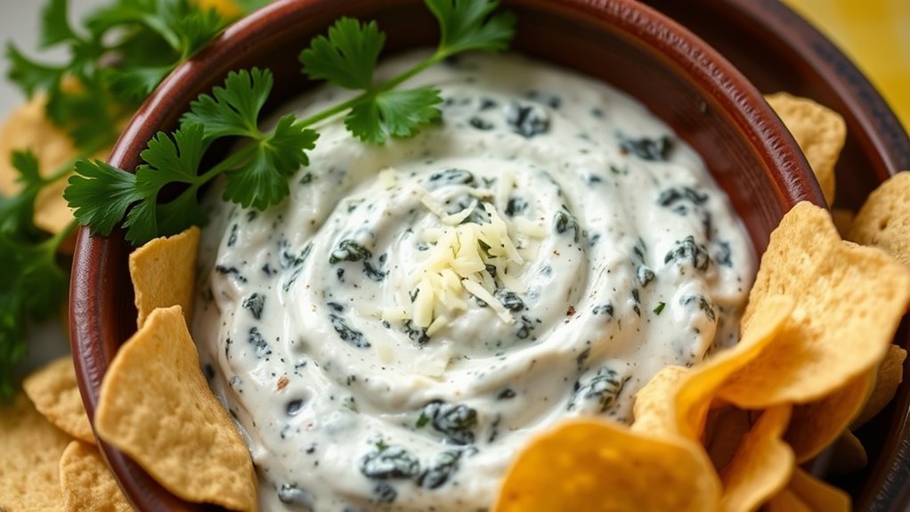 keto friendly spinach artichoke dip