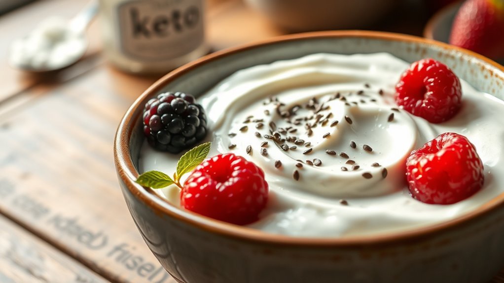 keto friendly yogurt options available