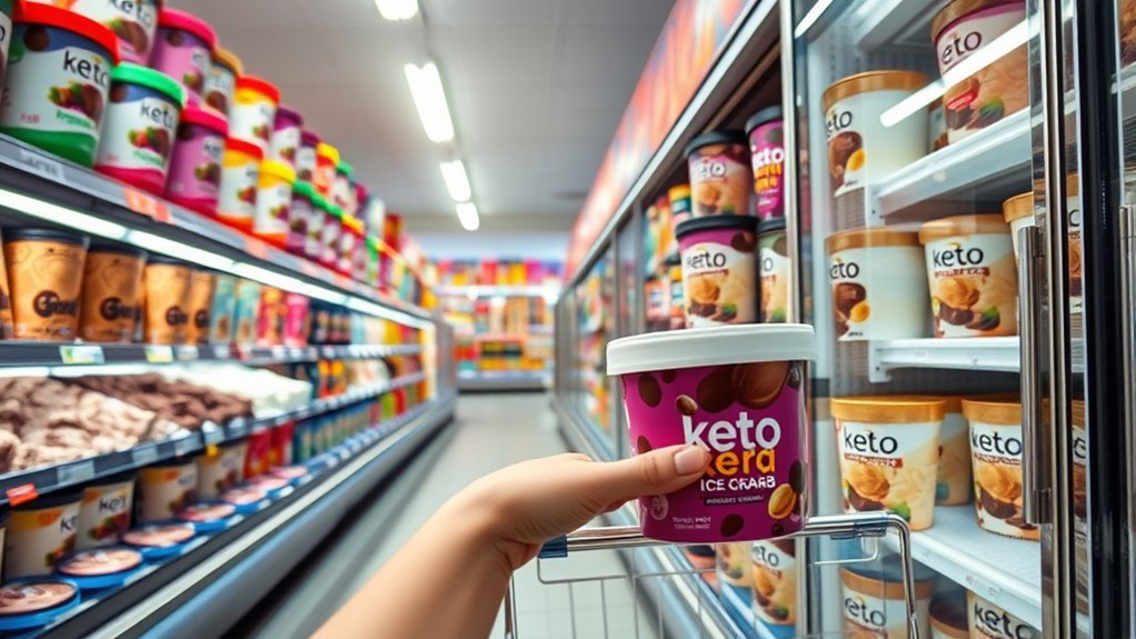 keto ice cream shopping guide