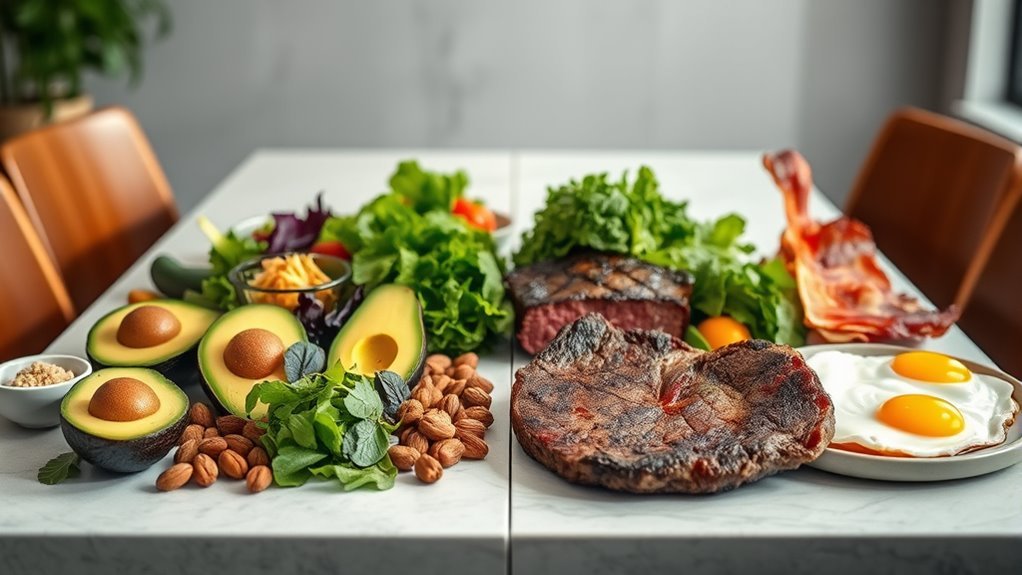 keto offers diverse foods