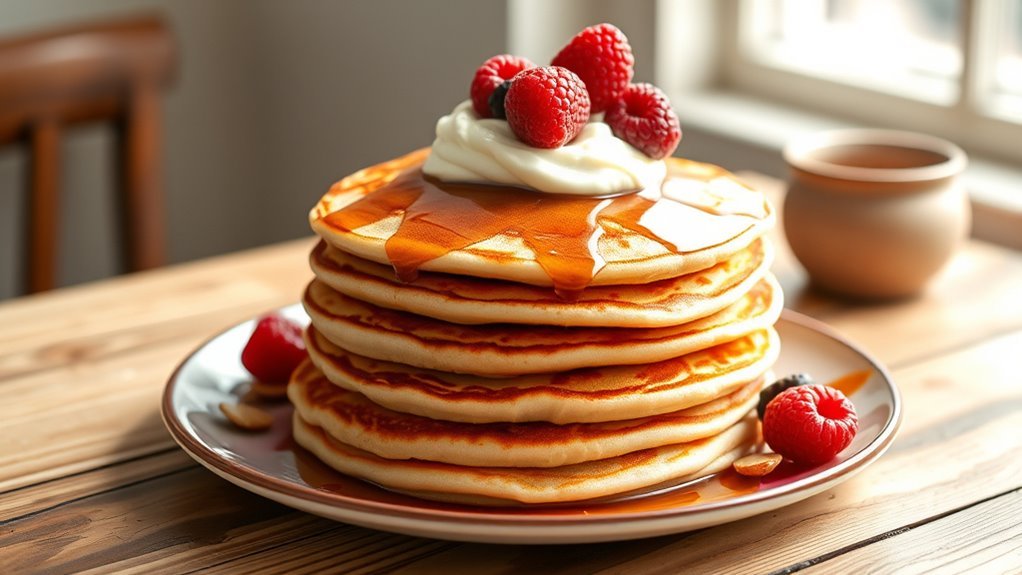 keto pancakes with yogurt