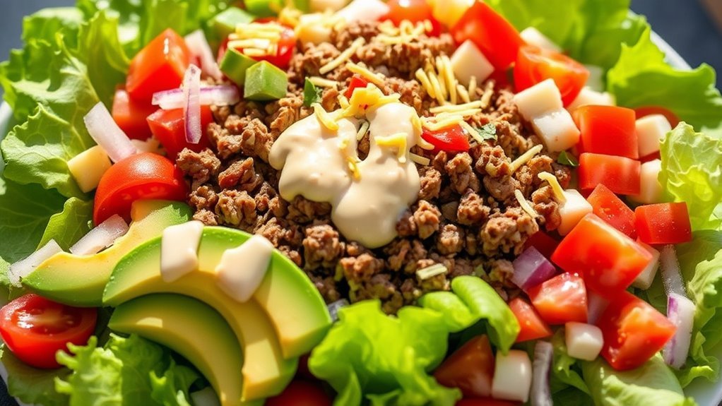 keto taco salad ingredients