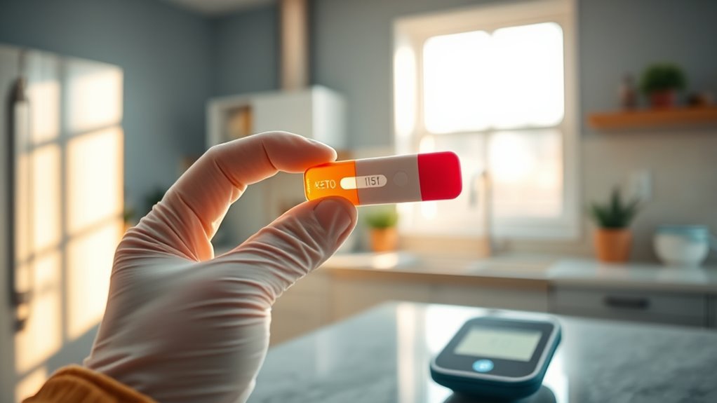 keto test strip timing