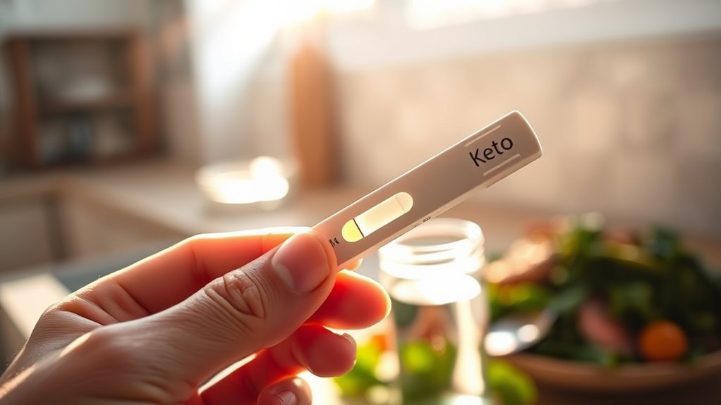keto test strips measure ketones