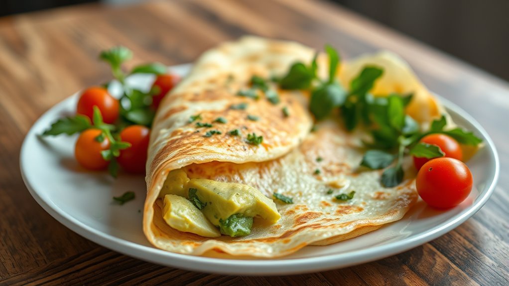 key ingredients for crepes