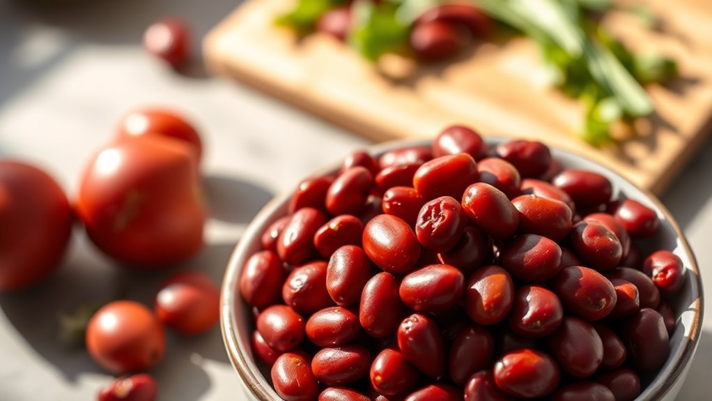 kidney beans high carbs