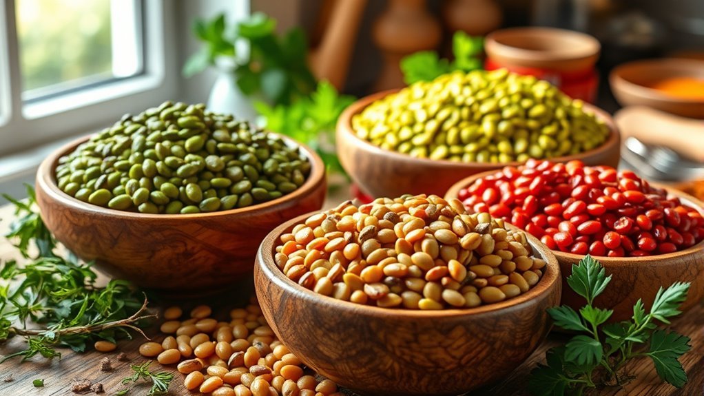 lentils carbs protein fiber