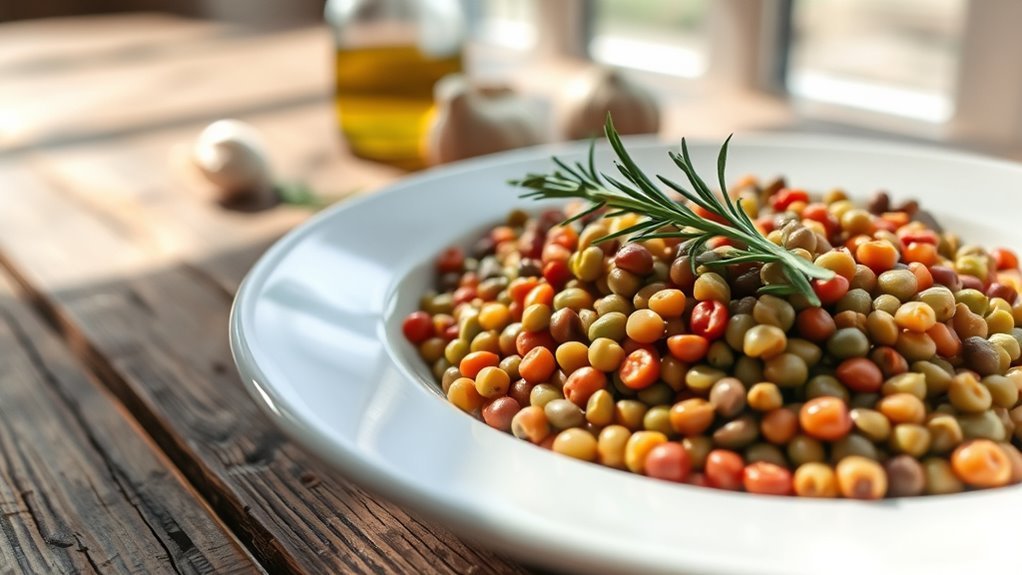 lentils high in carbohydrates
