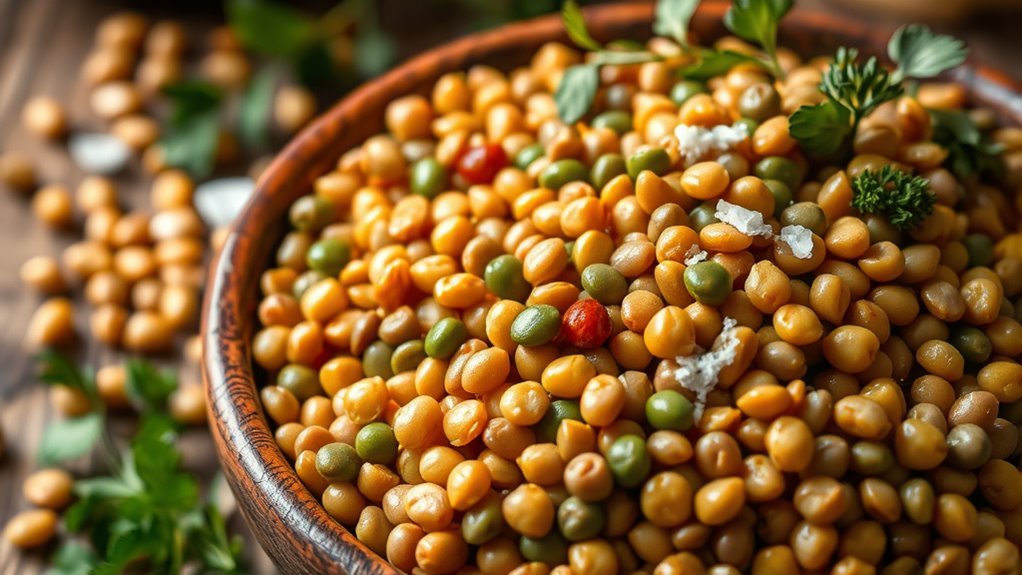 lentils protein and fiber