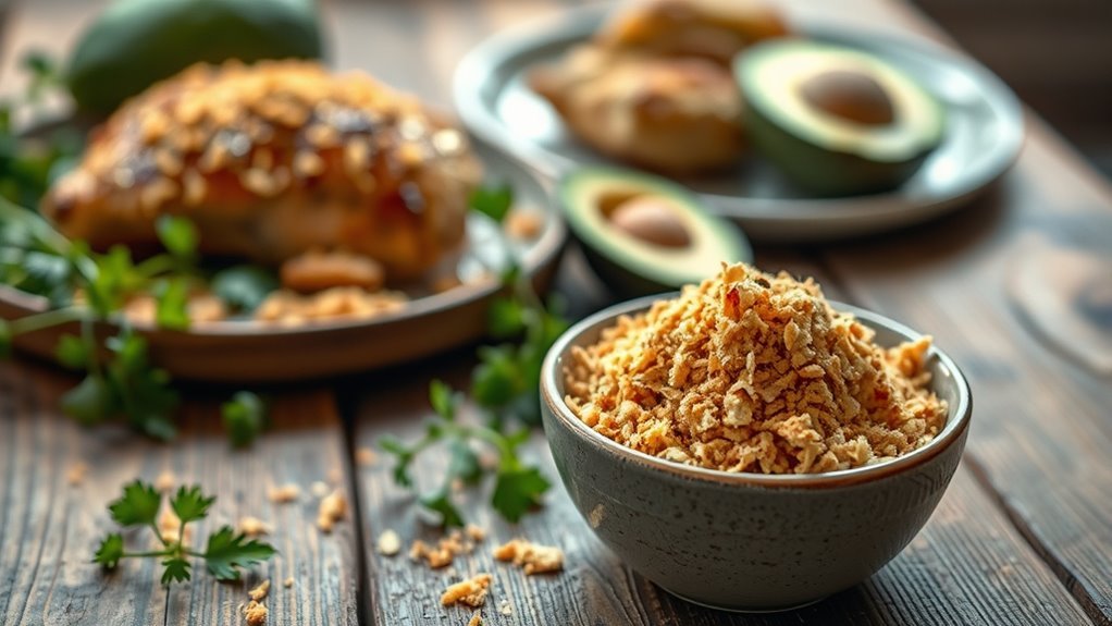 light flaky japanese breadcrumbs