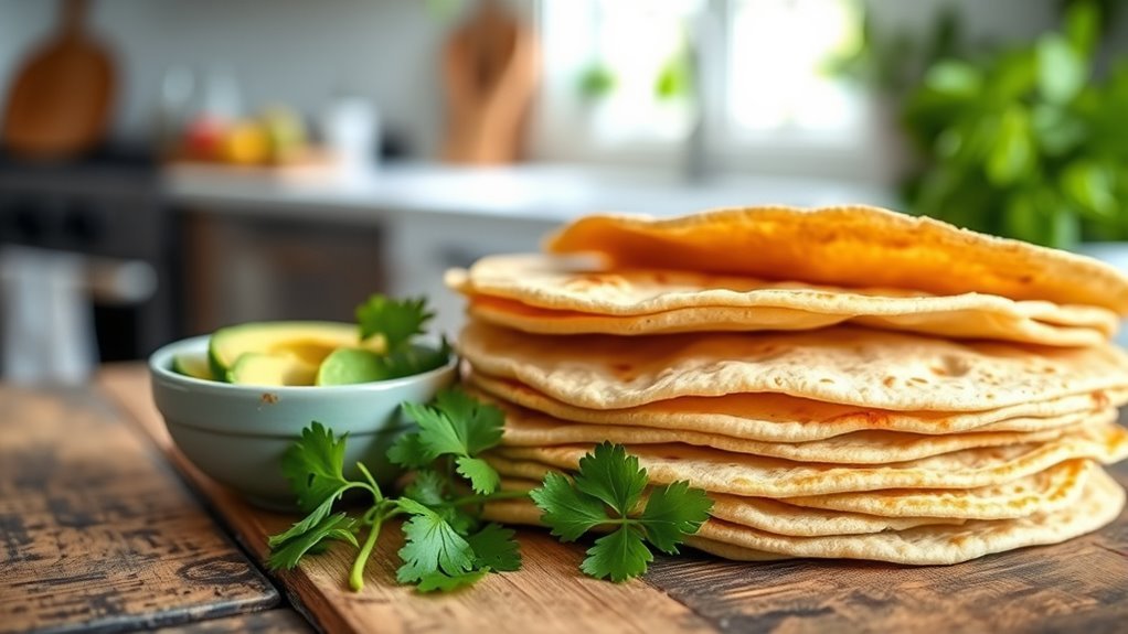 low carb almond flour tortillas