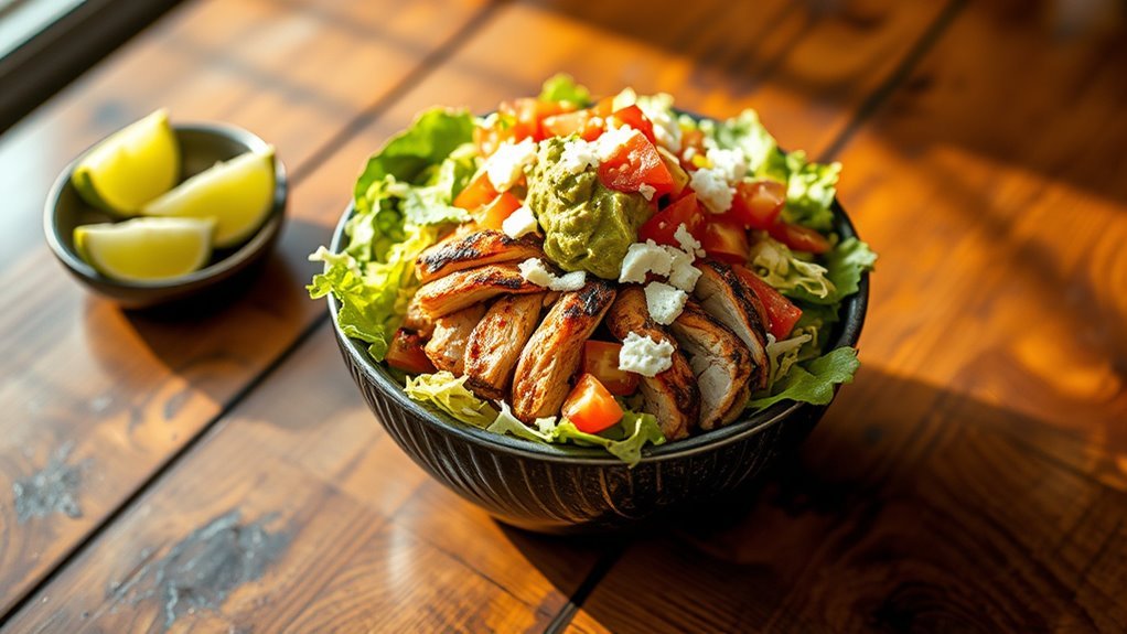 low carb dining at chipotle