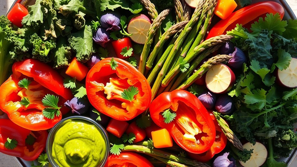 low carb fiber rich vegetables