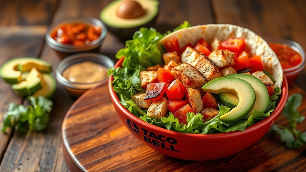 low carb options at taco bell