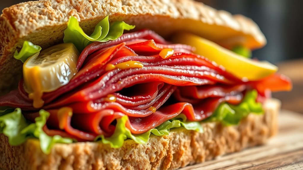 low carb pastrami option