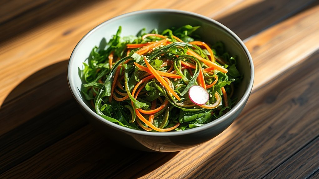 low carb seaweed salad option