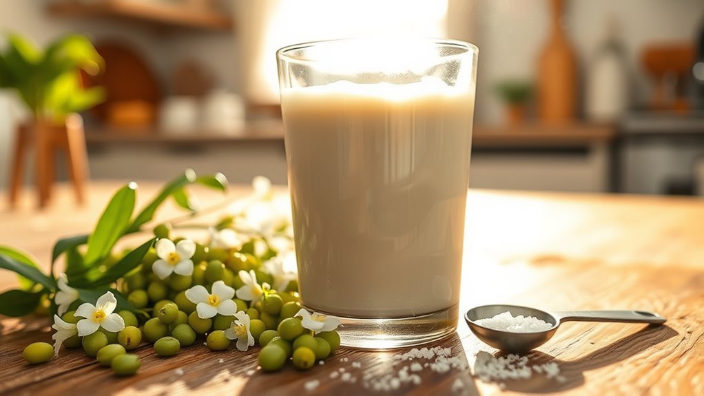 low carb soy milk options