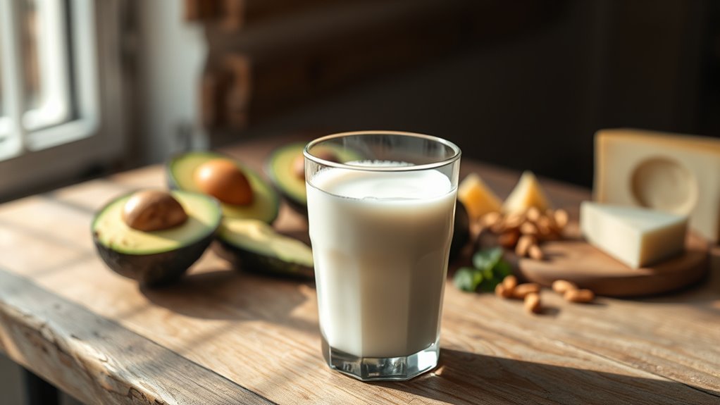 milk consumption on keto