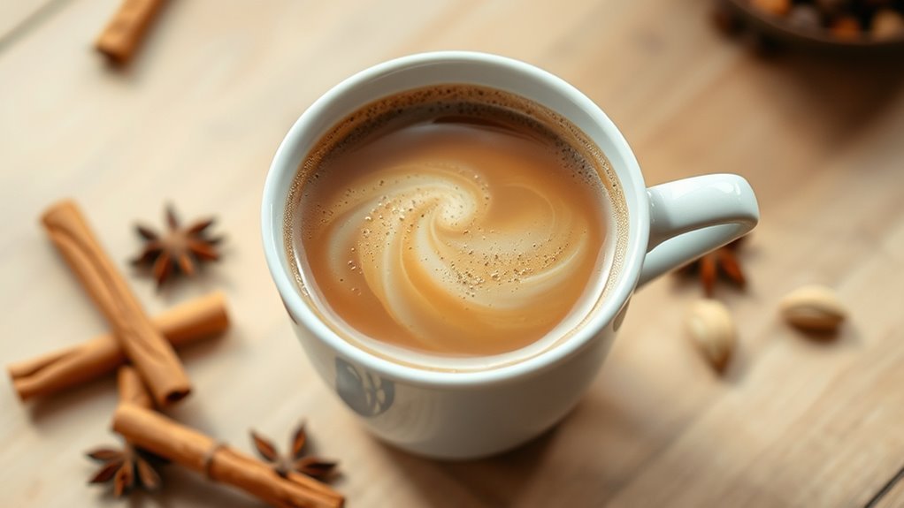 milk enhances chai flavor