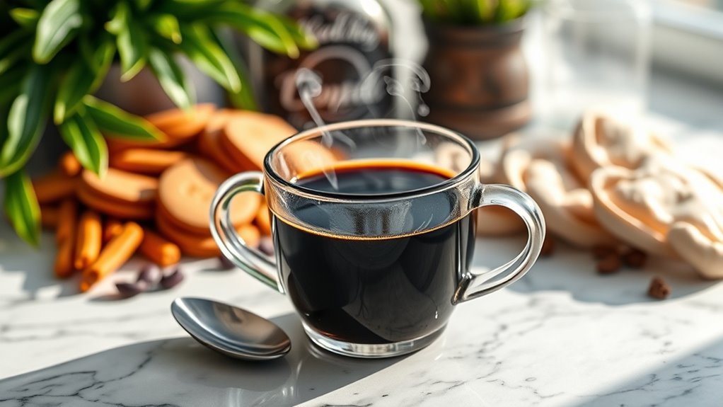 minimal carbs in coffee