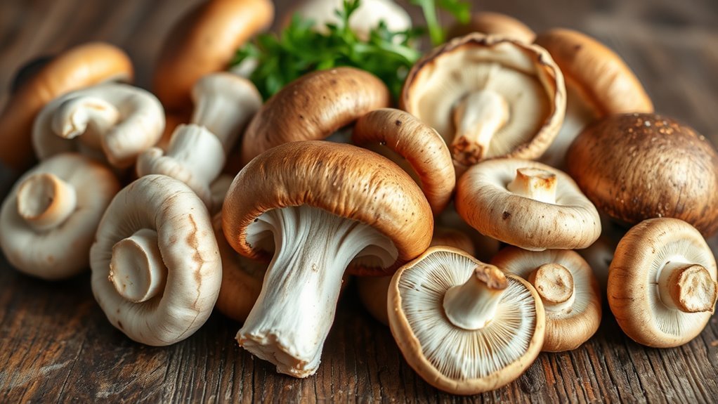 mushroom carb counts comparison