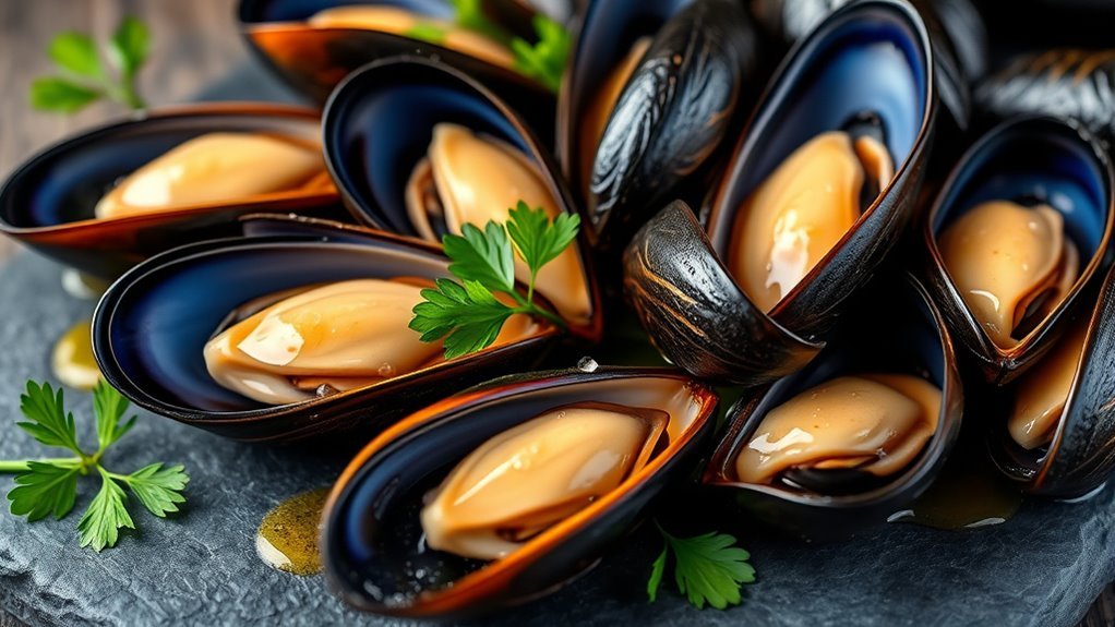 mussels low carb nutritional option