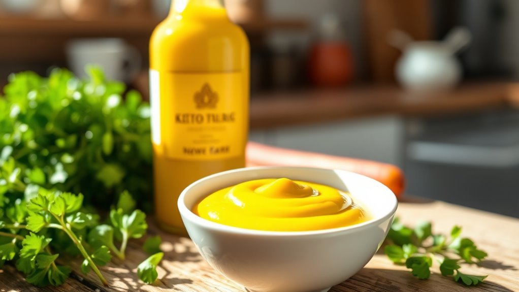 mustard is keto friendly condiment