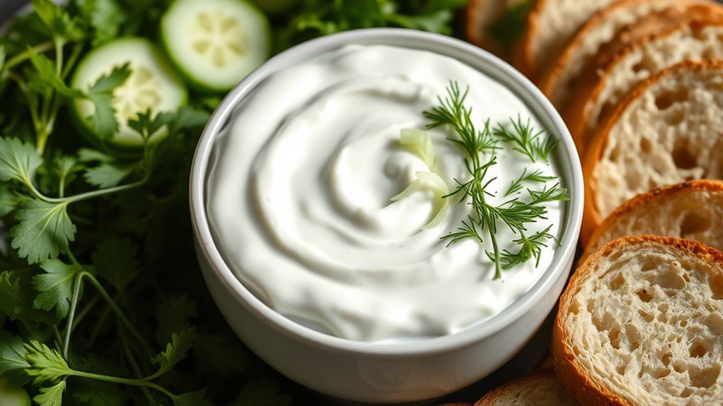 nutrient dense mediterranean yogurt sauce