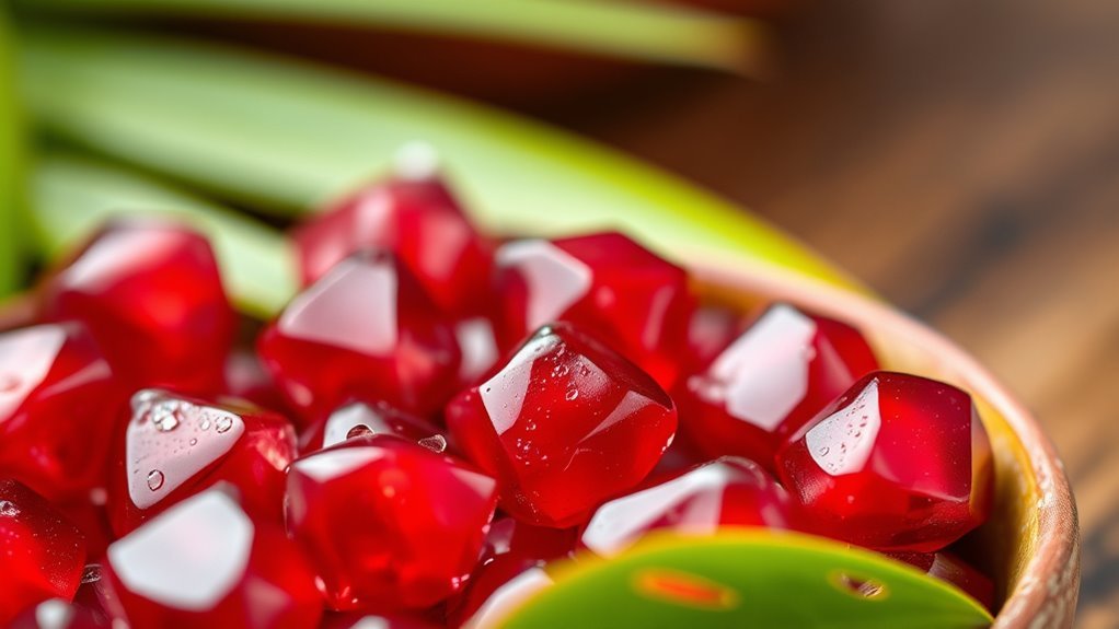 nutrient dense pomegranate seeds benefits