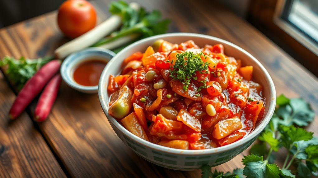nutrient rich fermented vegetable dish