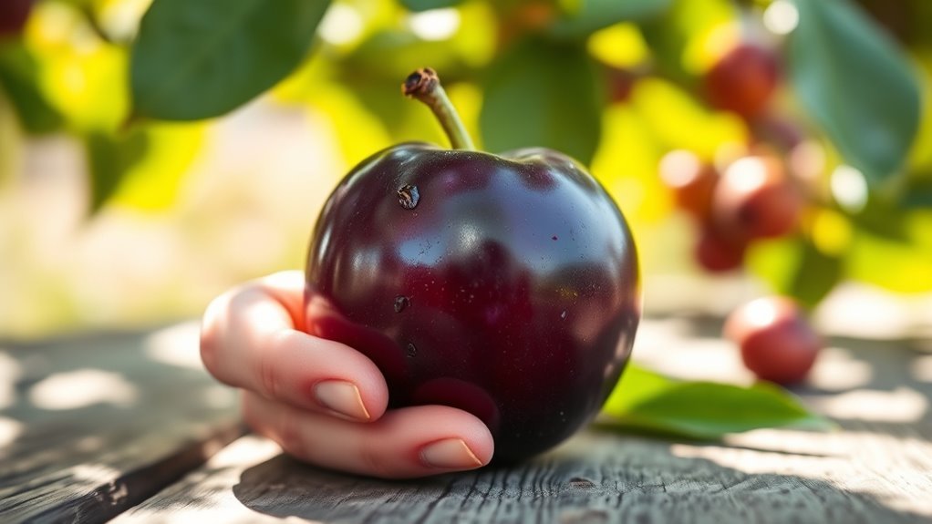 nutrient rich juicy plums