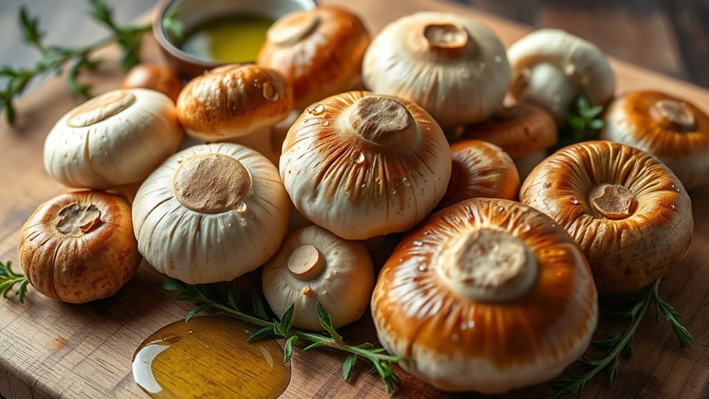 nutrient rich low calorie fungi