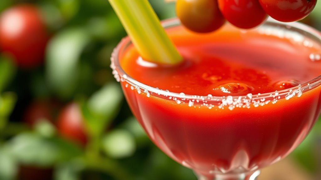 nutritional assessment of bloody mary